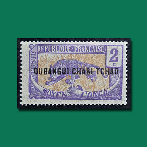 Oubangui-Chari-Tchad-Stamp