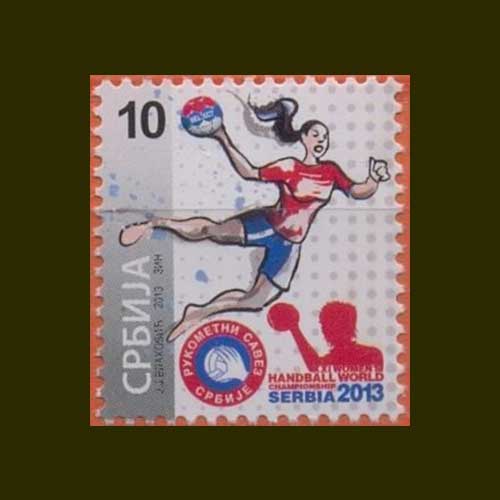 Postal-Tax-stamp-of-Handball