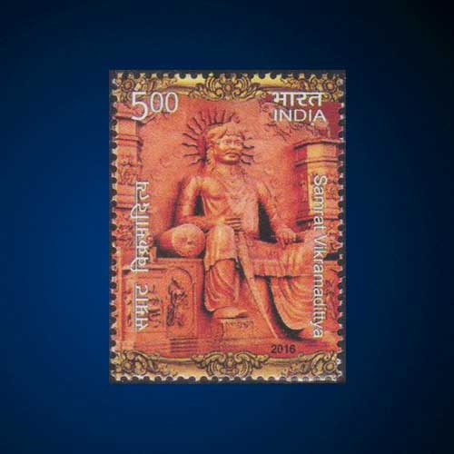 Commemorative-Stamp-of-Samrat-Vikramaditya