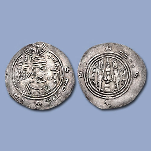 Sasanian-type-Drachm-of-Al-Walid-I