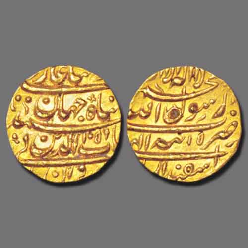 Shah-Jahan's-gold-mohur-Listed-for-Estimated-Price-of-INR-2,00,000-2,20,000