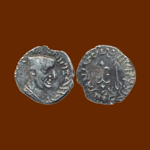 Silver-Drachm-on-Western-Kshatrapas-ruler-Nahapana