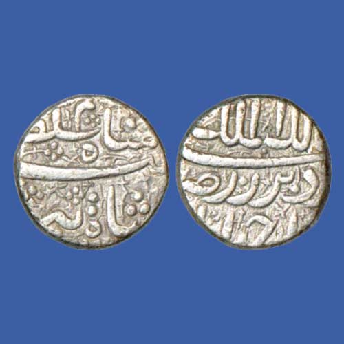 Silver-half-Rupee-of-Jahangir