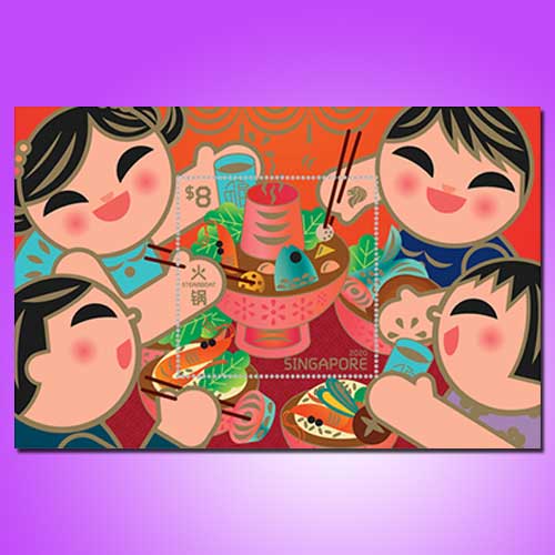 Singapore's-Hot-Pot-Reunion-Dinner-on-Stamp