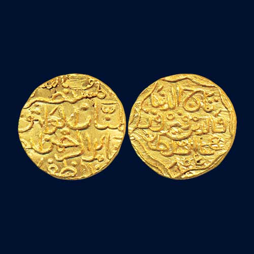 Taj-ud-Din-Firuz-Shah-Gold-Tanka-Listed-For-INR-1,25,000