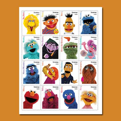 USPS-celebrates-‘Sesame-Stamp’