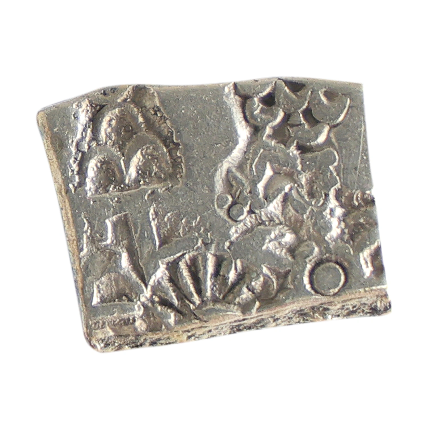 Imperial Magadha Karshapana Punch Marked Coin Gupta and Hardaker Series VIb 568 Rectangular