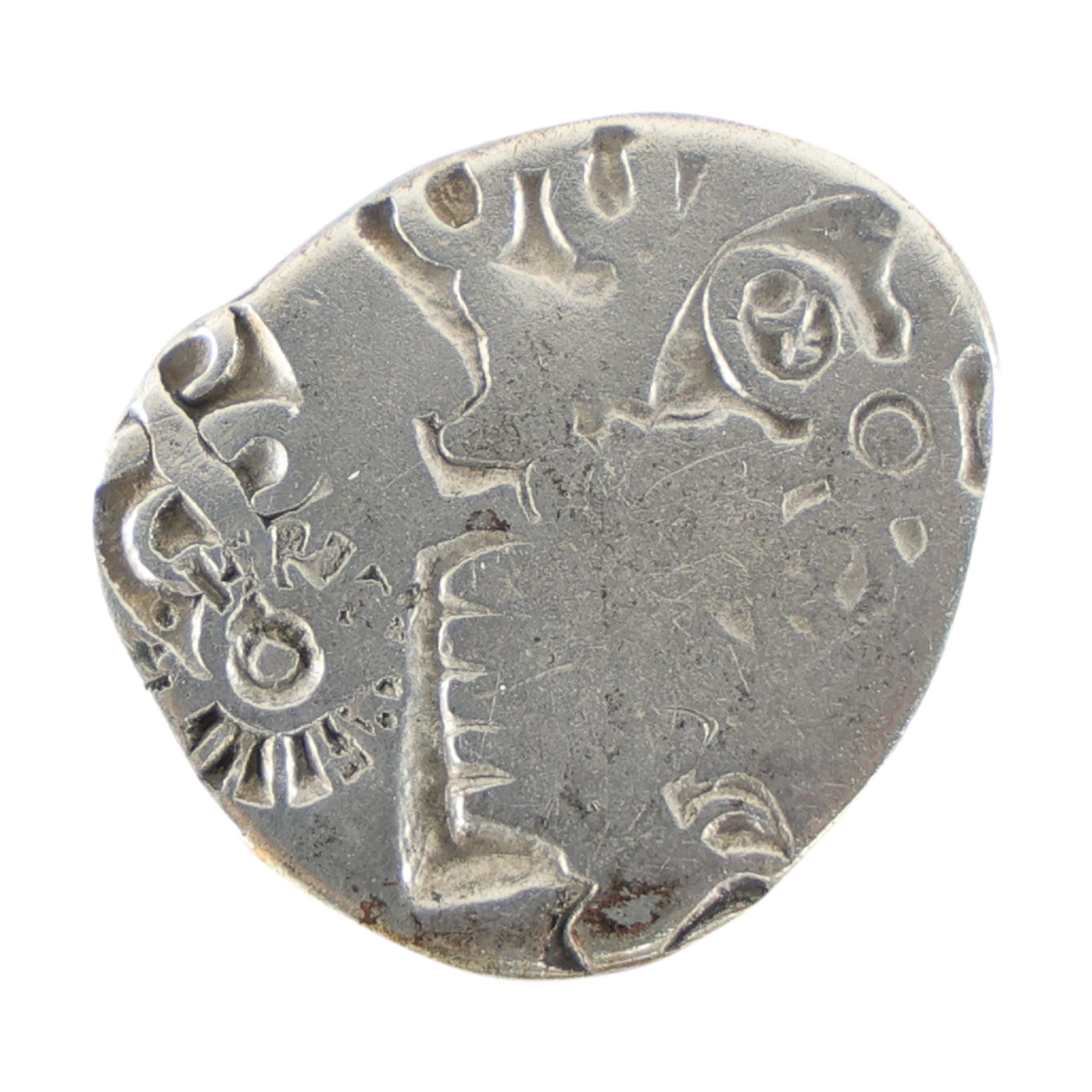 Imperial Magadha Punch Marked Coin Silver Karshapana Gupta and Hardaker Series IVd 427