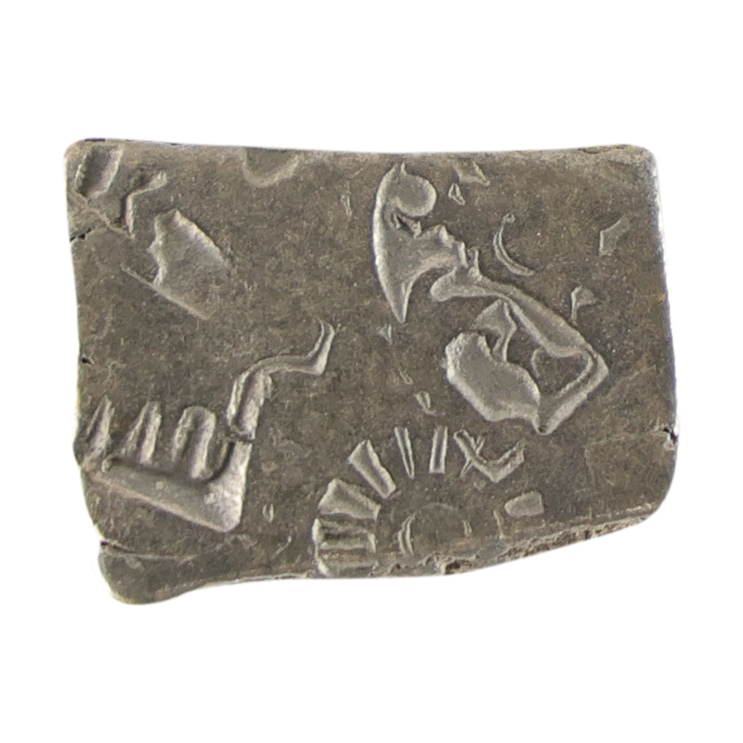 Imperial Magadha Punch Marked Coin Silver Karshapana Gupta and Hardaker Series Va 498