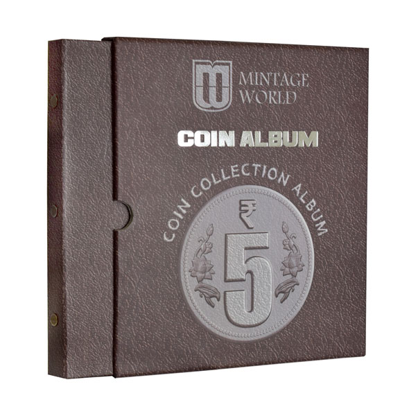 Mintage Coin Collection Album for 5 Rupees Definitive Coins