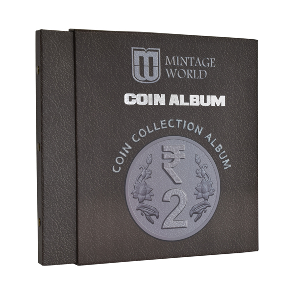 Mintage Coin Collection Album for 2 Rupees Definitive Coins