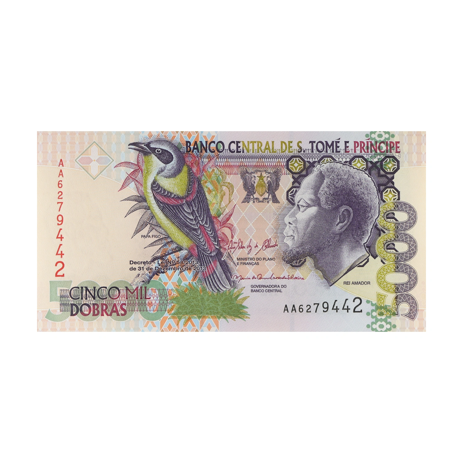 Sao Tome and Principe Currency Note 5000 Dobras