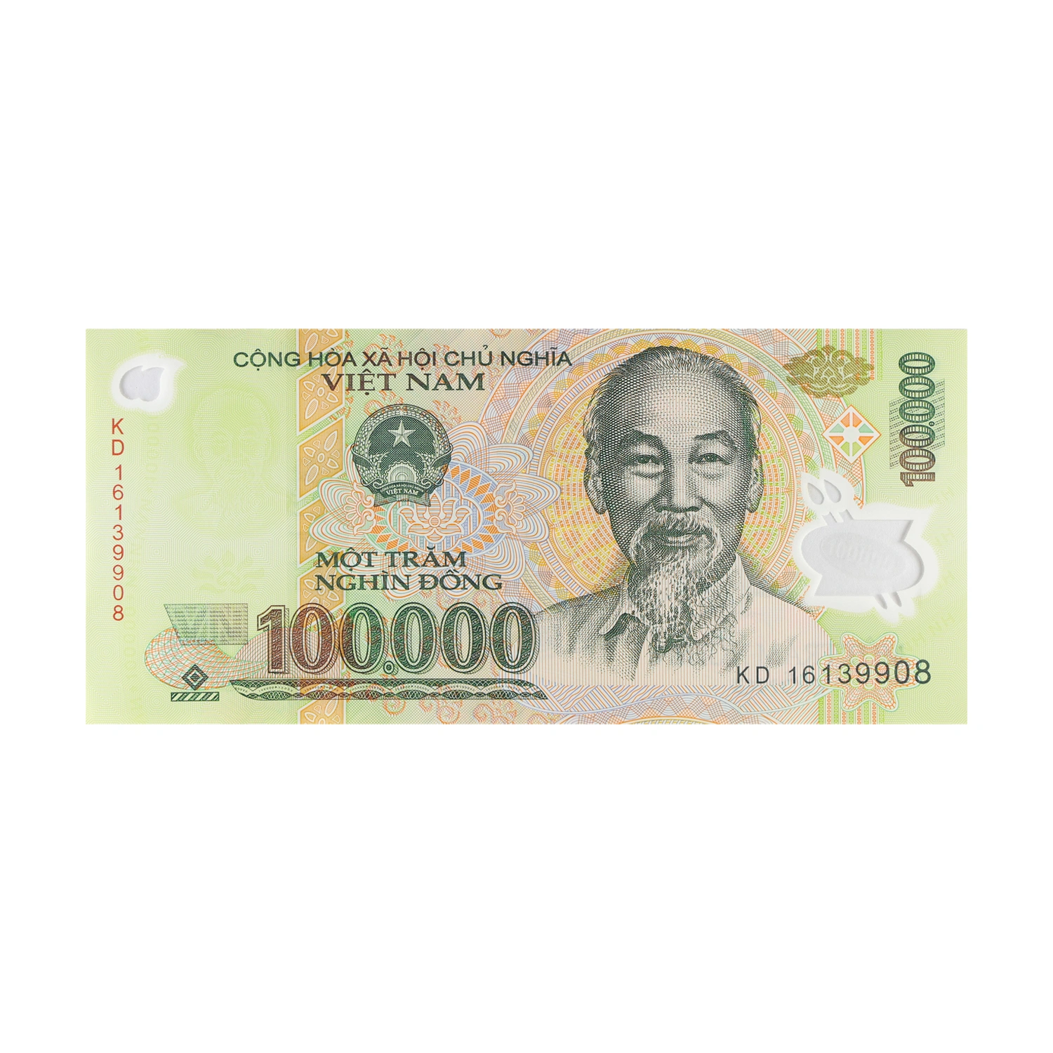 Vietnam Currency Note 100,000 dong