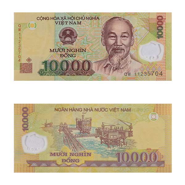 Vietnam Currency Note 10000 dong 