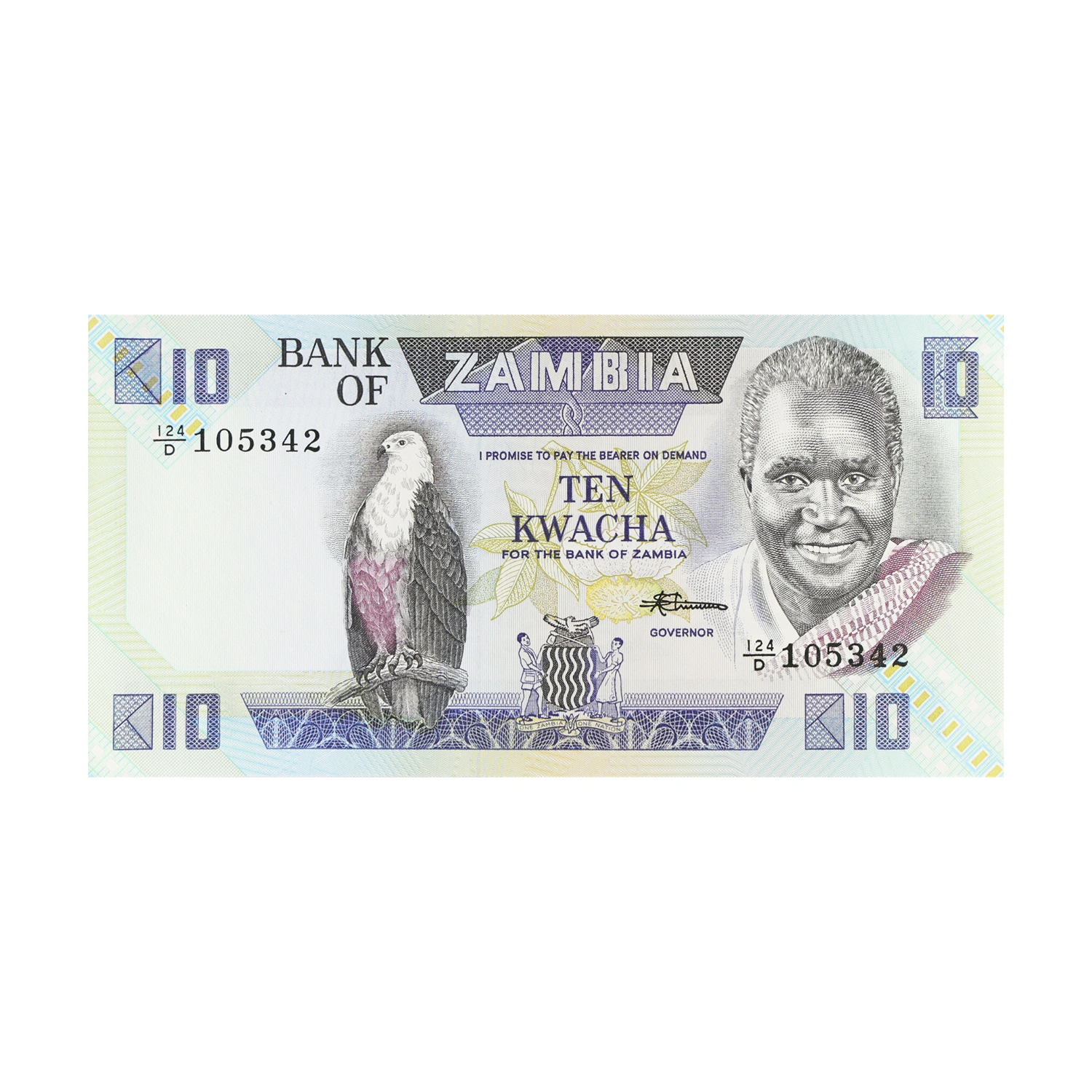 Zambia Currency Note 10 Kwacha
