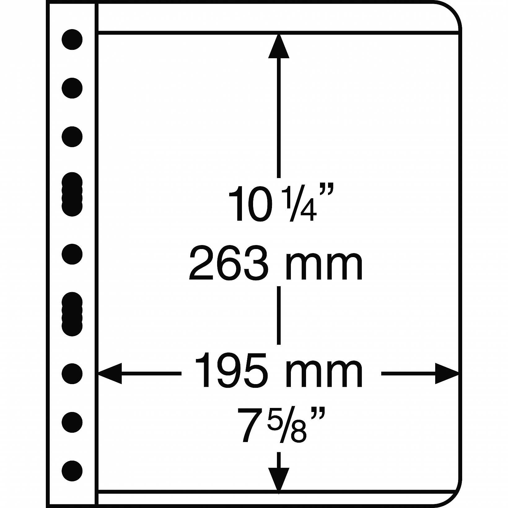 Lighthouse Plastic Sheets VARIO  1-way-division black film