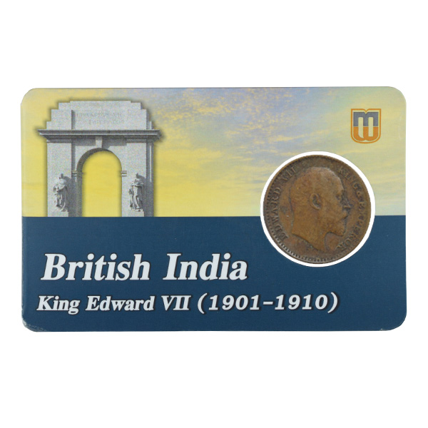 British india King edward VII - 1/12 Anna Coin 1908 calcutta