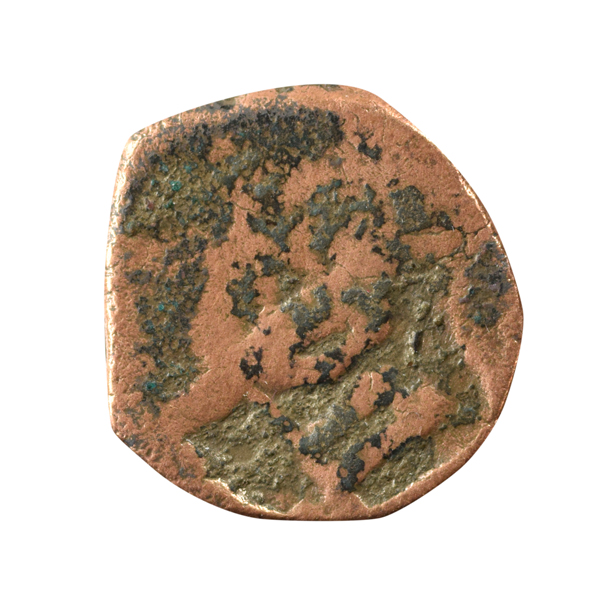 Chhatrapati Shivaji Maharaj Maratha Confederacy Shivrai Copper Coin - Word Shri Raja Shiv