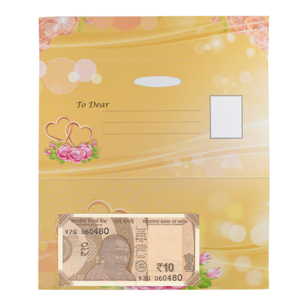 Anniversary Card with Currency Note of Your Anniversary Date