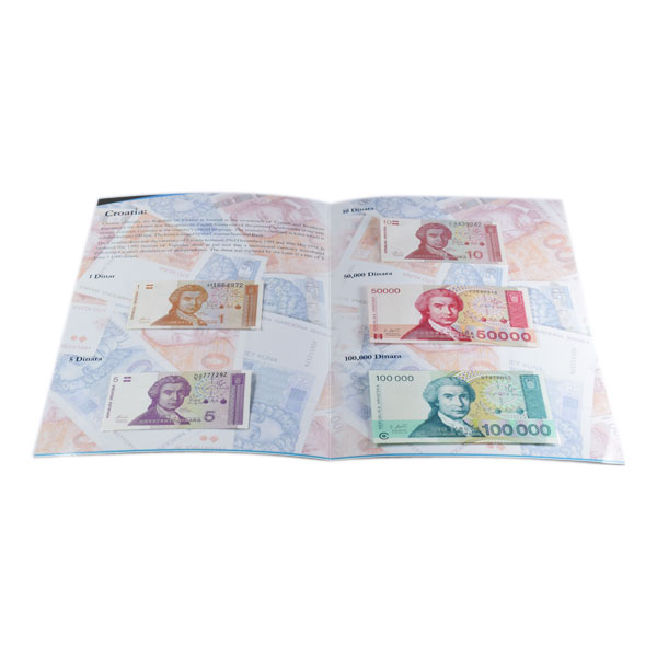 Set of 5 Croatia Currency Notes - Dinara