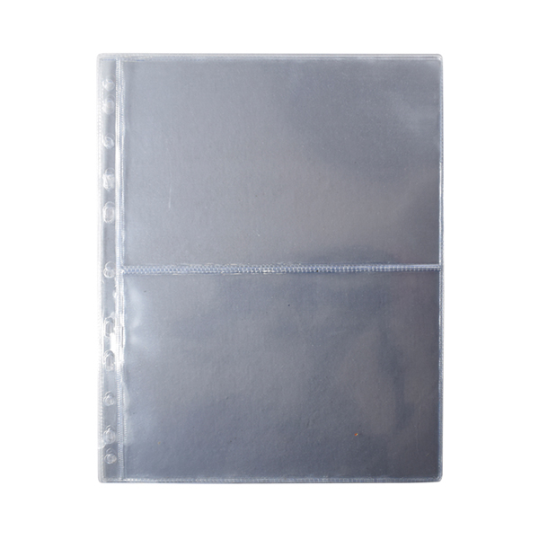 Mintage World Transparent Sleeve 2 Way Division Pocket Sheet