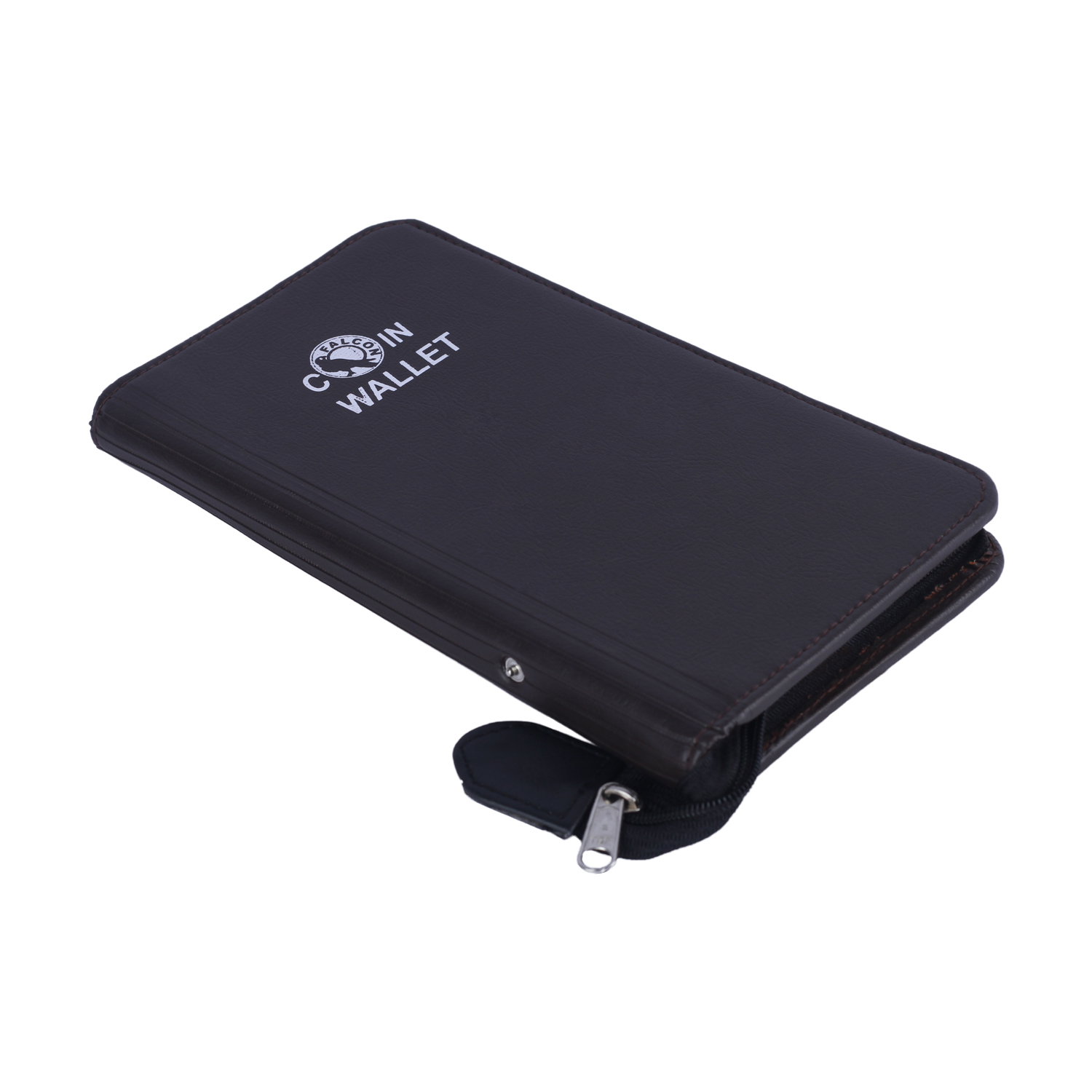 Buy Medium Coin Wallet with Zip for 80 Coins Brown Online Mintage