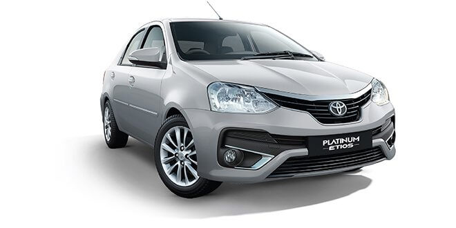 Toyota Etios (WITH DRIVER offers not valid)