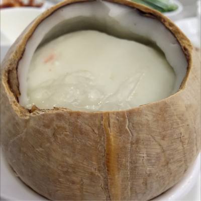 養顏滋潤：椰皇燉燕窩💖 #birdnest #coconut #dessert #hkfoodie #sweet #fave #yummy 
