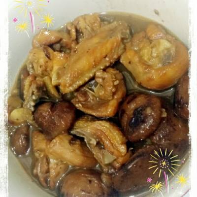 近日秋意到，好想食粟子炆雞😛😛😛