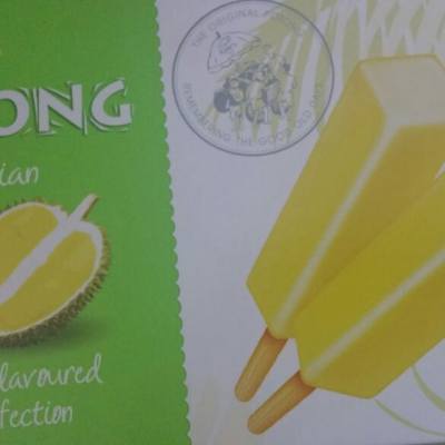 榴槤雪條做甜品!望梅止渴^^