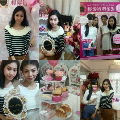 MA CHERIE happy Tea time~ 好🌸 #misstiara #MACHERIE #misstiarahk #資生堂 #樂聲牌