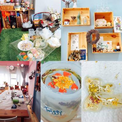 Sunday Relax 整DIY幻彩水晶系列、學做壓花杯🌸🌼🌺💐🌷😊
#FloristyDIYClass  #Floristy