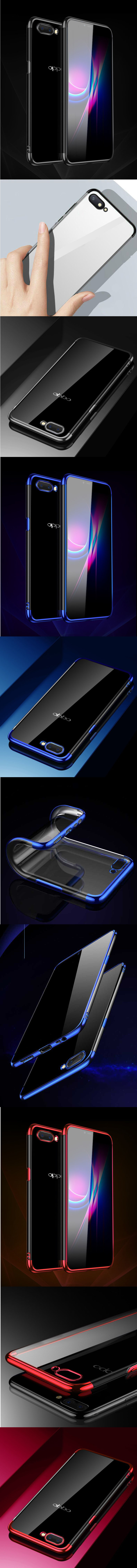 Electroplated Plating Case For Oppo F9 Oppo A3S Please note The cut out design for functional holes on the case may vary or have slight differences from the pictures below but it will still fit your