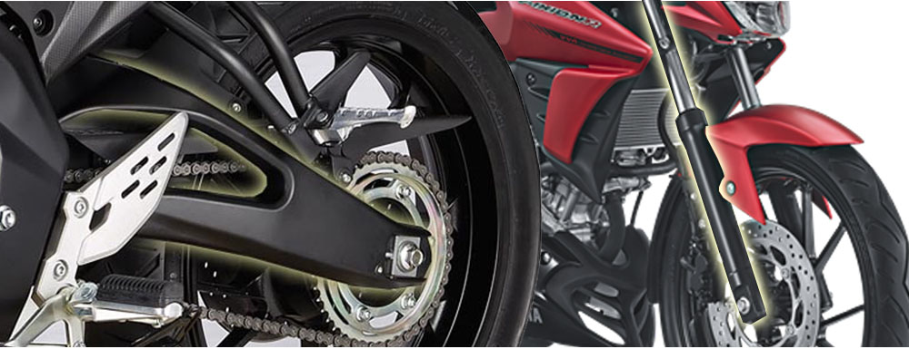 Review Yamaha All New Vixion R - Generasi Vixion Terbaru Swing arm dan Suspensi Vixion R