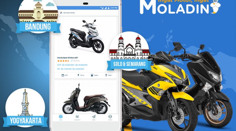 Beli Motor di Moladin Kini Bisa Dinikmati di Bandung 