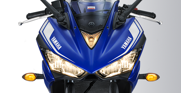 Review Yamaha YZF-R25 - Aura MotoGP Jalanan sisi depan yamaha yzf-r25