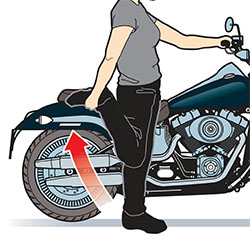 7 Tips Atasi Rasa Pegal Saat Berkendara Jarak Jauh Tips Atasi Rasa Pegal Dengan Mengangkat Kaki Ke Belakang Untuk Merelaksasi Otot Kaki