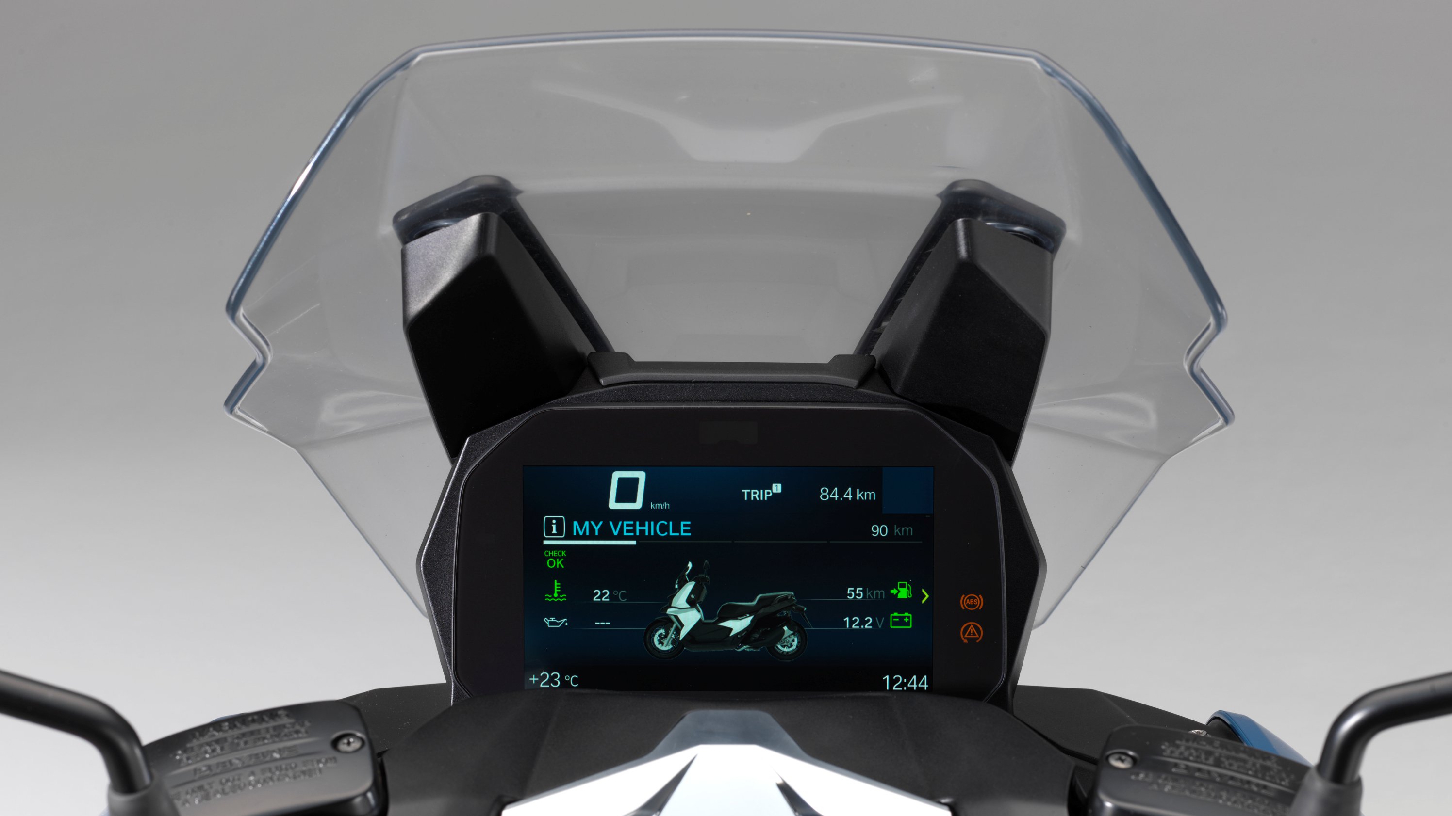 Panel display c400 x Penampakan Panel Display BMW C 400 X