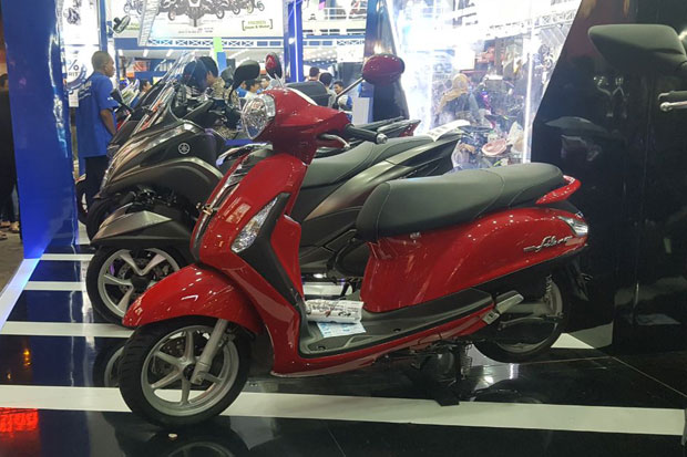 Yamaha Fascino India Hadir di Jakarta Fair 2018 Unit Yamaha Fascino Yang Mejeng Di Jakarta Fair Kemayoran 2018