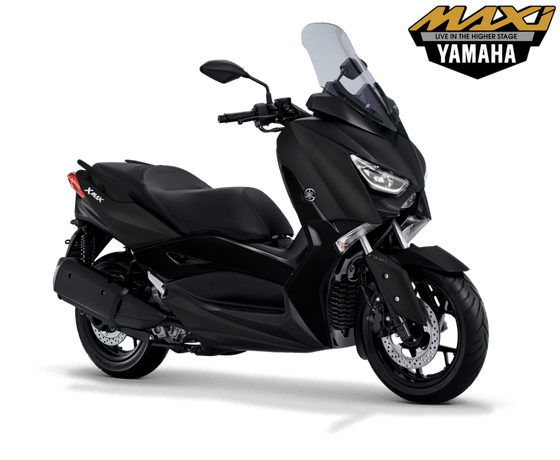 Warna-warni Yamaha XMax yang Bikin Jatuh Hati Gambar Yamaha XMAX 250 2018 terbaru Matte Black