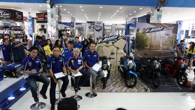Yamaha All New X-Ride 125 Rilis Warna & Fitur Baru Yamaha Indonesia Memperkenalkan Jajaran Yamaha All New X-Ride 125 Di Jakarta Fair Kemayoran 2018