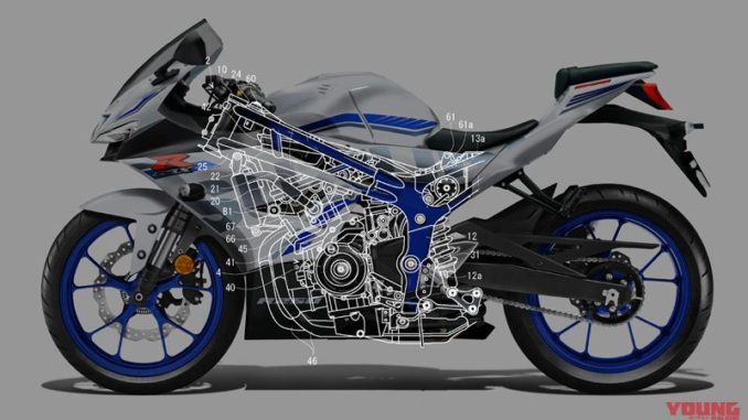 Desain Paten Suzuki GSX-R250 Menyebar, Bakal Diproduksi di Indonesia? Konfigurasi Sasis dan Mesin pada Bodi, Pake Stang Underyoke Seperti Suzuki GSX-R150