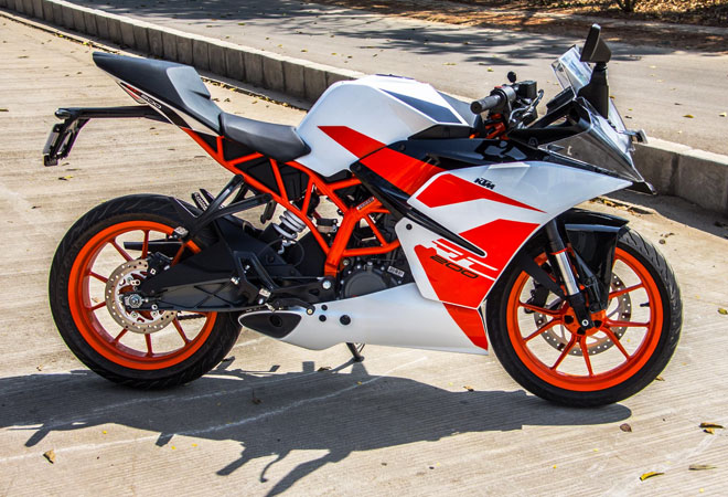 Varian New KTM RC 200 Warna Putih
