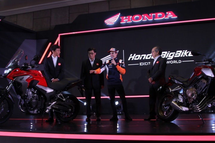 Marc Marquez Perkenalkan Honda CB650R di Honda Sport Motorshow 2019 Marc Marquez di Honda Sport Motorshow 2019