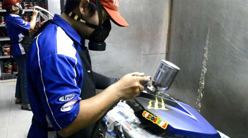 Merawat Motor Lebih Mudah Bersama Moladin cat motor