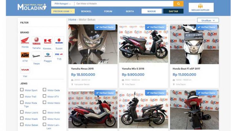 10 Tips Kredit  Motor Bekas Via Online Tanpa  Ribet 