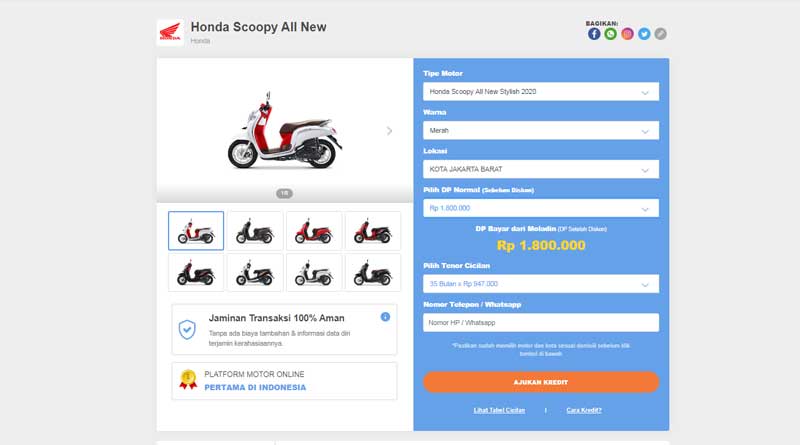 Ingin Kredit Honda Scoopy Sporty? Ketahui Hal Ini! perbandingan-harga-tunai-dan-kredit-dari-honda-scoopy-sporty