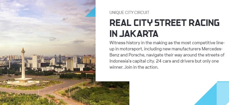 4 Fakta Formula E Jakarta, Balapan di Monas? Formula E Jakarta 001