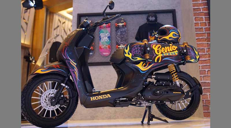 4 Inspirasi Modifikasi Honda Genio Ini Bisa Anda Tiru, Keren! honda-genio-modifikasi-buat-tampilan-makin-mantap