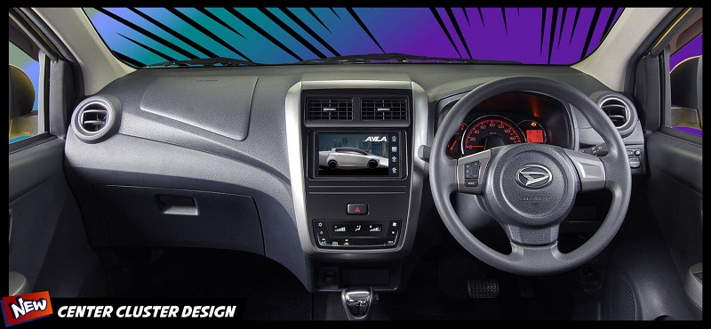 7 Perbedaan Daihatsu Ayla facelift 2020 Vs Lama Interior Ayla facelift